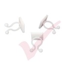 Self Adhesive Cable Clips 35mm (Bunny) - 100 Pack