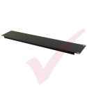 Black 2U Blanking Panel 19" Metal