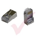 UTP RJ45 Crimp Connector Plug (50u) Unshielded for Stranded Cable, 100 Pack