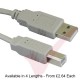 Beige - USB 2.0 A Male to B Male Premium Data Cable