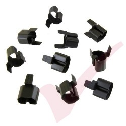 10 Pack - IEC C15  Power Cord Contact Retention Sleeve for (connect to C14 Inlet) Black