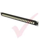 LC Multimode 24 Port 1U Patch Panel