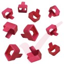 Secure Sleeve C20 into C19 Tab Red - 10 Pack