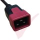 5 Pack - IEC C20 Red Power Cord Secure Tension Sleeve