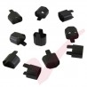 Secure Sleeve C13 into C14 Inlet Tab Black - 25 Pack