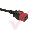 Secure Sleeve C19 into C20 Inlet Tab Red - 5 Pack
