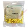 Yellow Panduit Identification Sleeve For 2mm Simplex Fibre Cables 100 Pack