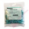 Aqua Panduit Identification Sleeve For 2mm Simplex Fibre Cables 100 Pack
