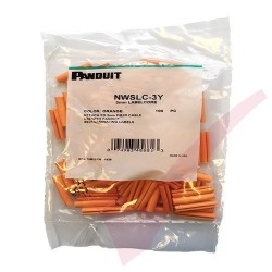 Orange Panduit Identification Sleeve For 3mm Simplex Fibre Cables 100 Pack