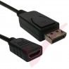 DisplayPort Male to HDMI Female Adaptor