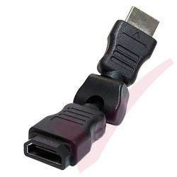 Flexible HDMI Male - HDMI Female Adapter