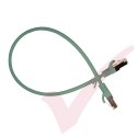 Cat6a Slim U/FTP Small Diameter Snagless Booted Patch Cables Green