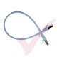 Cat6a Slim U/FTP Small Diameter Snagless Booted Patch Cables Blue