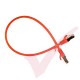 Cat6a Slim U/FTP Small Diameter Snagless Booted Patch Cables Red
