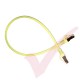 Cat6a Slim U/FTP Small Diameter Snagless Booted Patch Cables Yellow