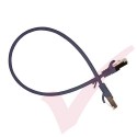 Cat6a Slim U/FTP Small Diameter Snagless Booted Patch Cables Black