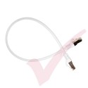Cat6a Slim U/FTP Small Diameter Snagless Booted Patch Cables White