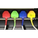 2.5 Metre UK Plug (10 Amp) - C13 High Grade PVC Power Cable Red