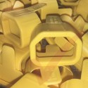 Secure Sleeve C14 into C13 Tab Yellow - 25 Pack
