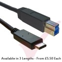 USB Type C Male to USB Type B Male 3.1 Cable