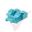 Panduit LC Duplex Blockout Device 10 Pack Aqua - PSL-LCAB-AQ