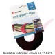 Velcro Brand One-Wrap Strap Black 25pcs Roll