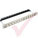 Excel Unloaded Angled 1U 24 Port Patch Panel Frame 100-024