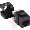 Excel Cat6A UTP Unscreened Keystone Jack - Black 100-156-BK