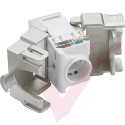 Excel Cat6A FTP Screened Toolless Keystone Jack 100-180