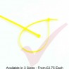 Yellow Nylon Cable Ties (100 Pack)