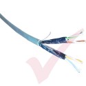Excel Cat6A U/FTP S-Foil LSZH Dca 500m Cable Reel Ice Blue 100-191