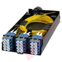 Zettonics LC OS2 Singlemode 24 Fibre Splice Cassette Blue