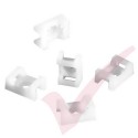 Neutral Cable Tie Cradle - 100 Pack