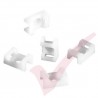 Neutral Cable Tie Cradle - 100 Pack