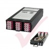 Zettonics MTP/MPO LC OM4 Multimode 12 Duplex Fibre 2x MTP Cassette Violet (Polarity A/C)