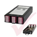 Zettonics MTP/MPO LC OM4 Multimode 12 Duplex Fibre 1x MTP Cassette Violet (Polarity A/C) 