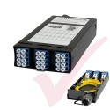 Zettonics LC OS2 Singlemode 24 Fibre Splice Cassette Blue