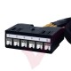 Cat6a 6 Way Braided Loom Cassette to Cassette