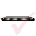 1U LC Duplex Sliding Patch Panel Loaded With 48 LC Duplex Multimode Adaptors