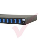 SC Singlemode Fibre Sliding Patch Panel With 12 Duplex Adaptors