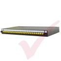 ST Singlemode Fibre Sliding Patch Panel With 24 Duplex Adaptors