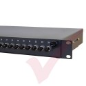 ST Multimode Fibre Sliding Patch Panel With 24 Duplex Adaptors