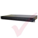 ST Multimode Fibre Sliding Patch Panel With 24 Duplex Adaptors