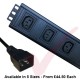Vertical C13 Socket to C20 Plug with 3 Metre Trailing Cable Rack PDU