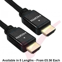 HDMI 8k Ultra High Speed v2.1 Certified Cable Black Aluminium