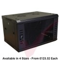 Wall Mount Cabinet 19" 450mm Depth in Black