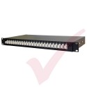 LC Multimode Fibre Sliding Patch Panel With 24 Duplex Adaptors