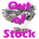 Grey RJ45 Snagless Slimline Crimp High Density Boot 10 Pack