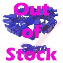 Blue RJ45 Snagless Slimline Crimp High Density Boot 10 Pack
