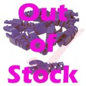 Purple RJ45 Snagless Slimline Crimp High Density Boot 10 Pack